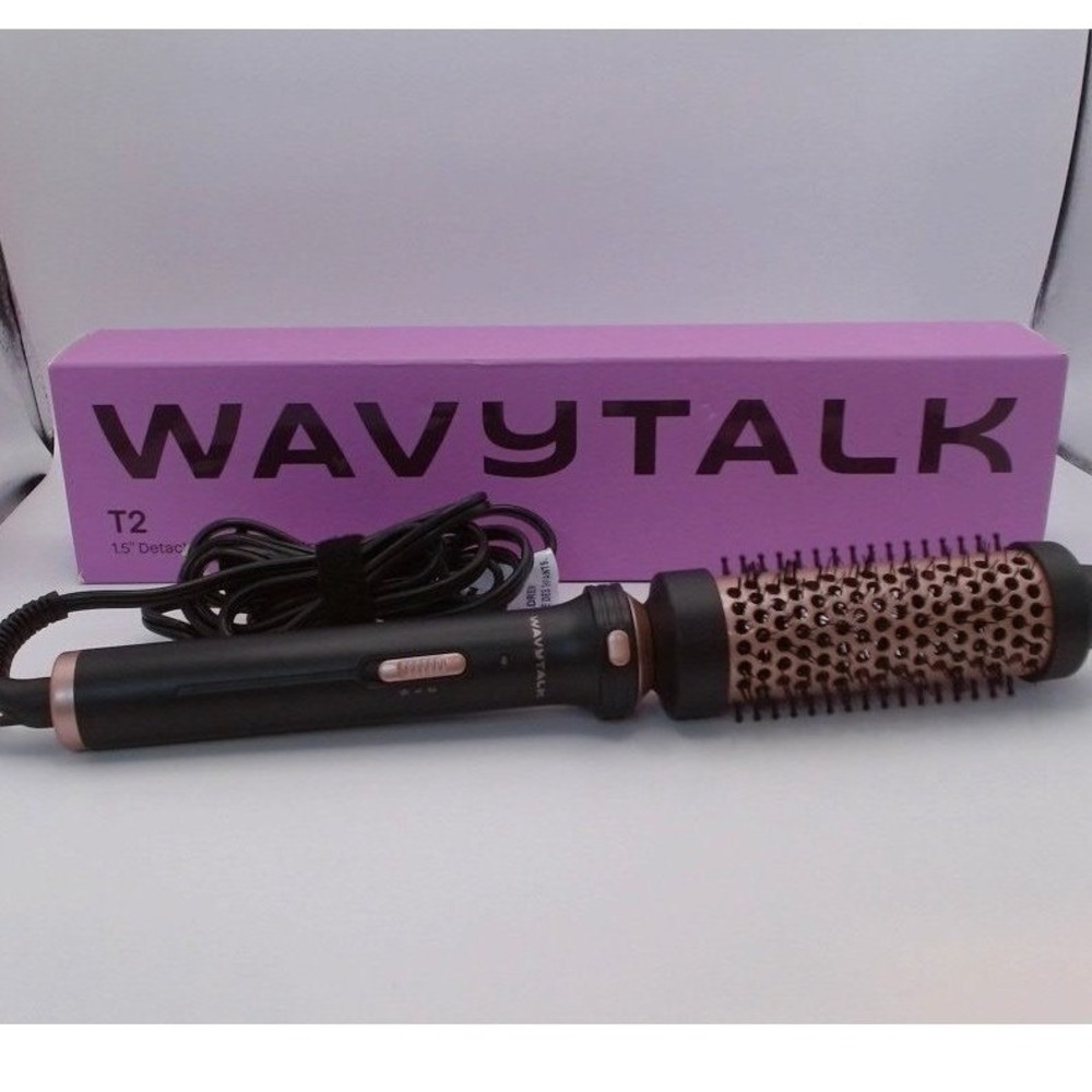Wavytalk Thermal Brush 1.5" Detachable Thermal Brush, BNIB